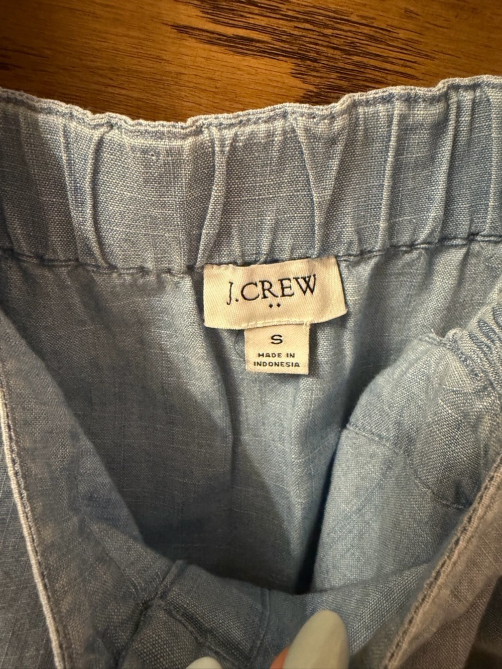 J. Crew Chambray Button-front Light Blue Tank Top With Ruffle Sleeves Small - Picture 8 of 9